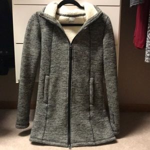 Beautiful cozy warm long jacket by Bench